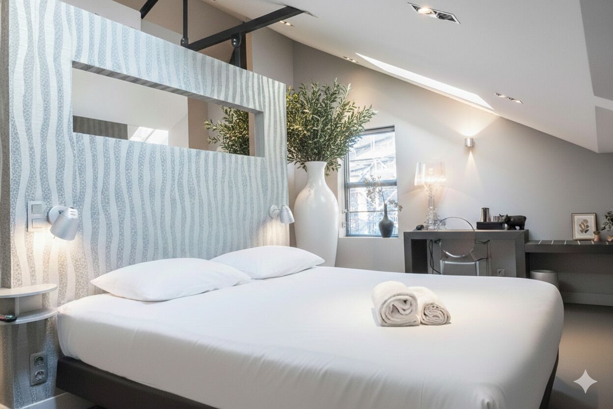 1 habitación, cuna de viaje, wifi gratis y ropa de cama 