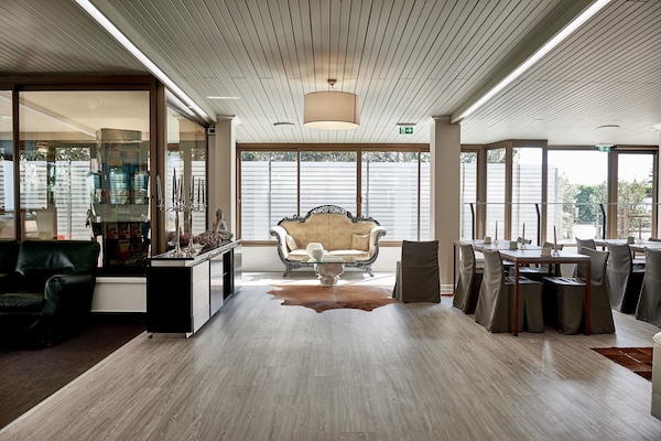 Sala de estar en el lobby