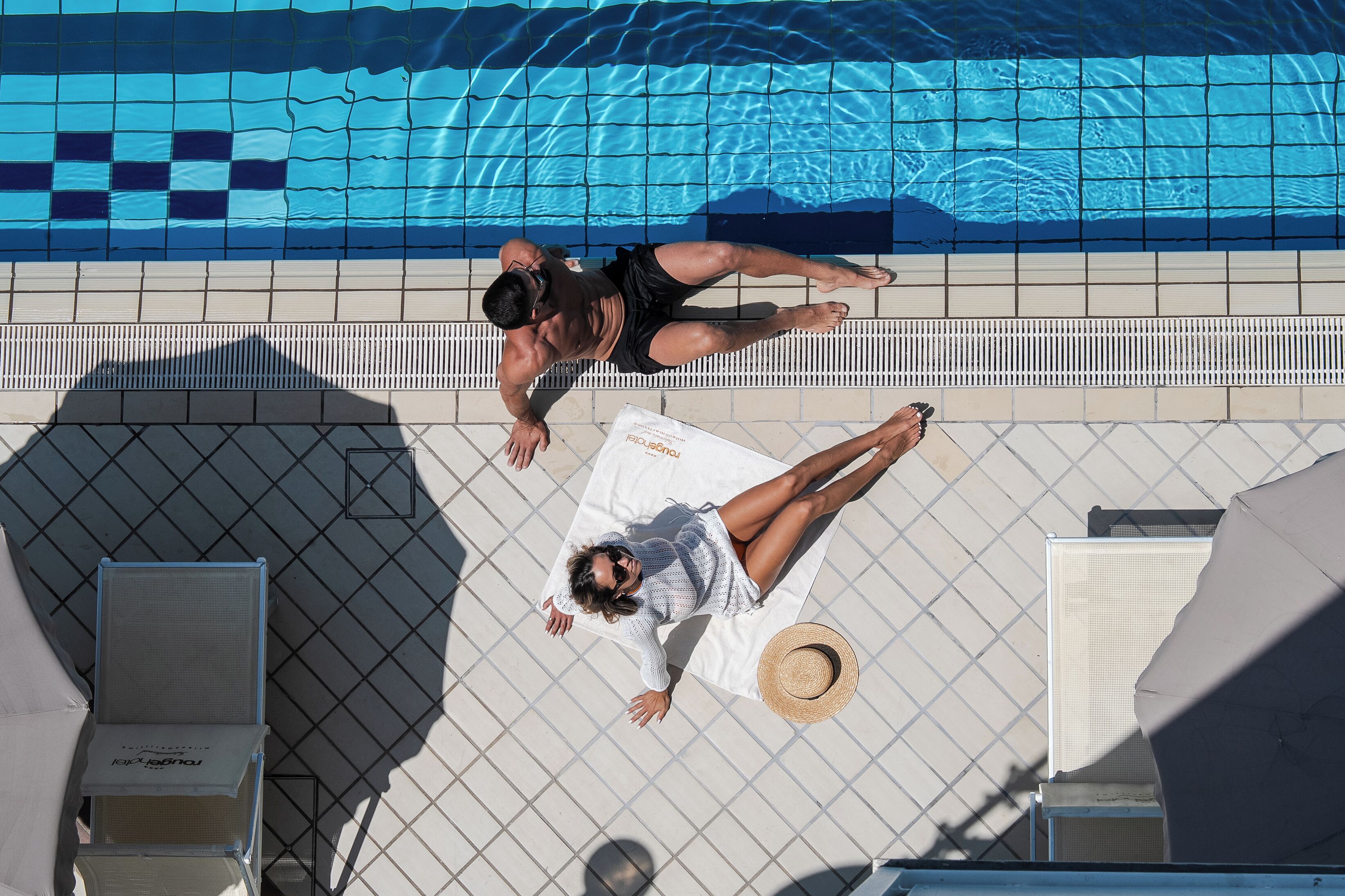 季节性开放的室外游泳池