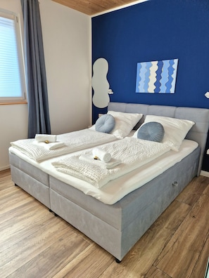 1 chambre, lit parapluie, Wi-Fi gratuit, draps fournis