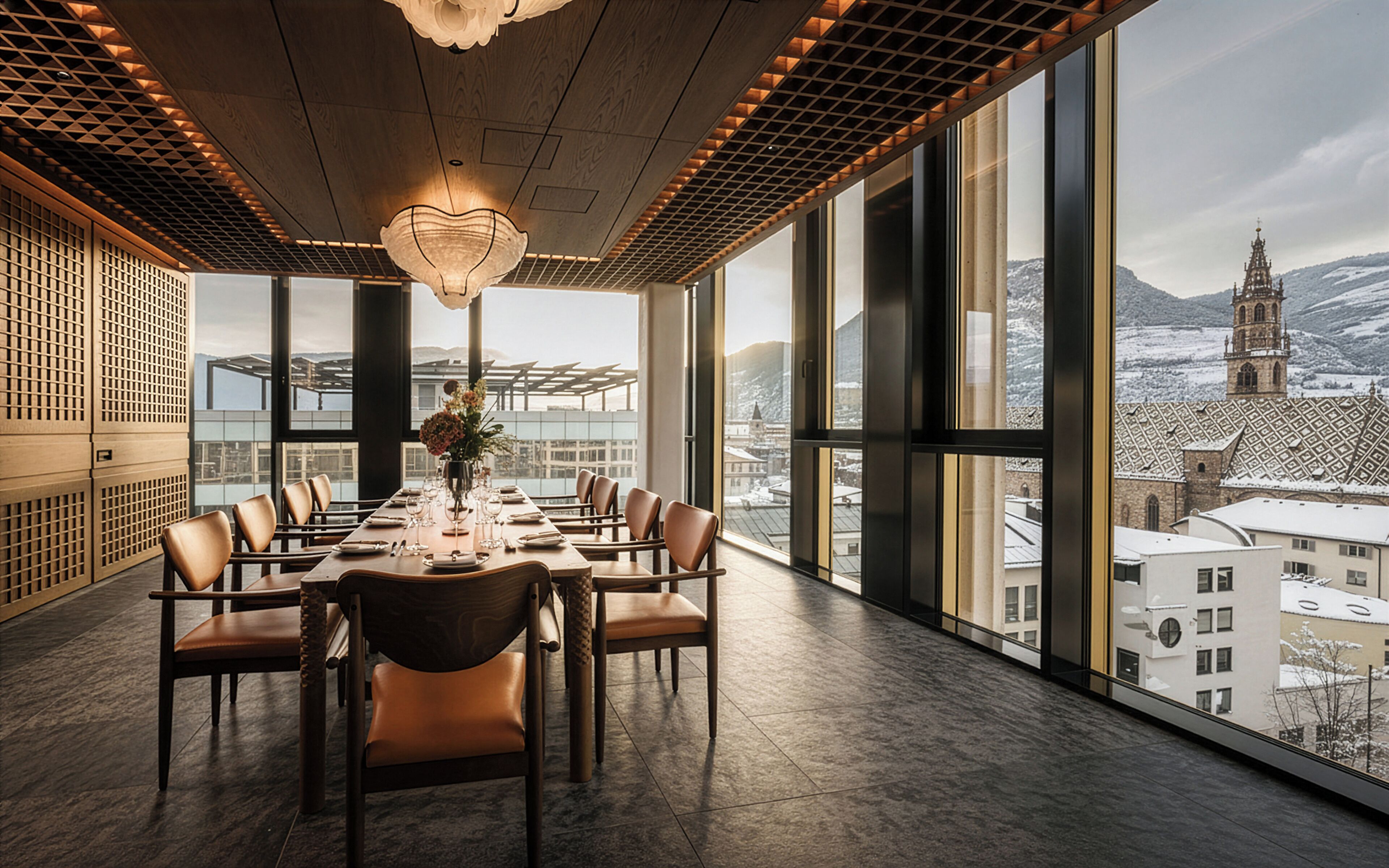 Frühstück, Mittagessen, panasiatische Küche, Blick auf den Garten 