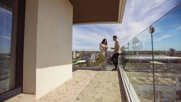 Standard Apartment, Balcony, City View | Terrace/patio
