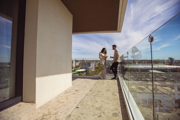 Standard Apartment, Balcony, City View | Terrace/patio