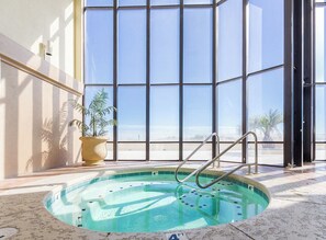 Indoor pool, a heated pool
