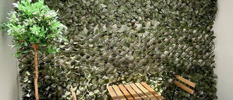 屋外ダイニングエリア