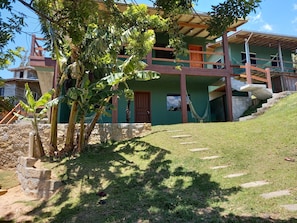 Relax on the balcony with a hammock and enjoy the serene surroundings.