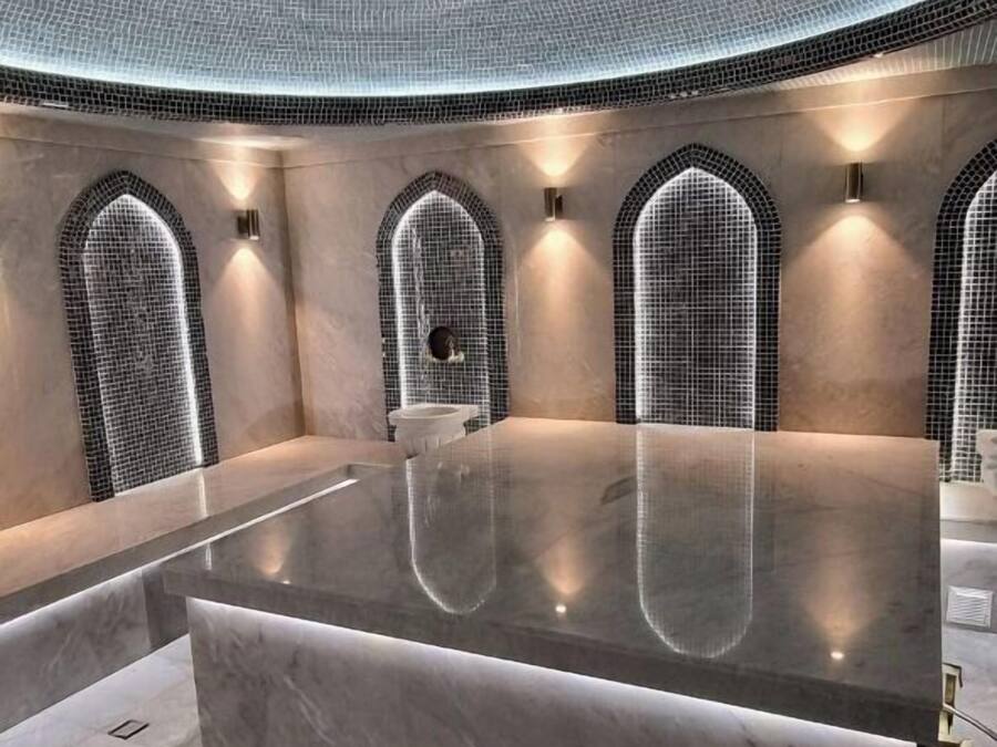 Salas de tratamientos para parejas, sauna, baño turco