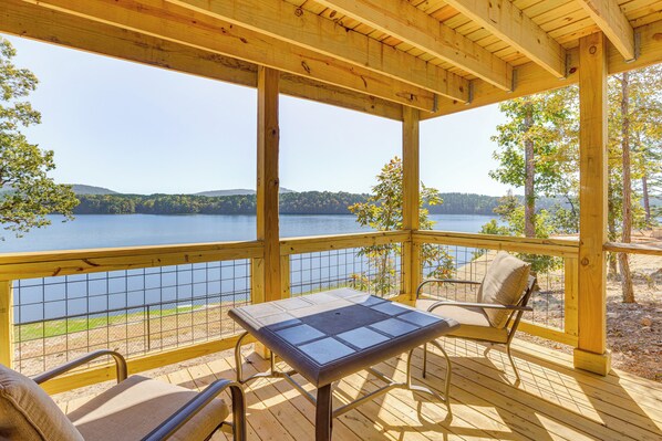 House (3 Bedrooms) | Interior - Decks & Boat Dock: 'the View on Lay Lake!' (Shelby)