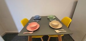 Căn hộ, 1 phòng ngủ, quang cảnh thành phố | Khu ăn uống