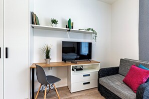 Living area - MamaStay Andel apartments (Prague)