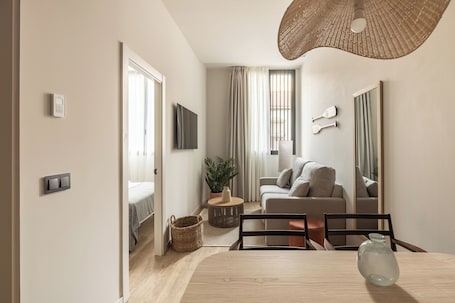 Apartment, 1 Bedroom | Living area