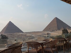 View from property - Tut & Pyramids View (Giza)