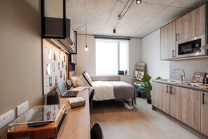 1 bedroom, WiFi, bed sheets - Student Studio Apartment // Spacious and modern // 2 mins to bus stop // Gym (London)