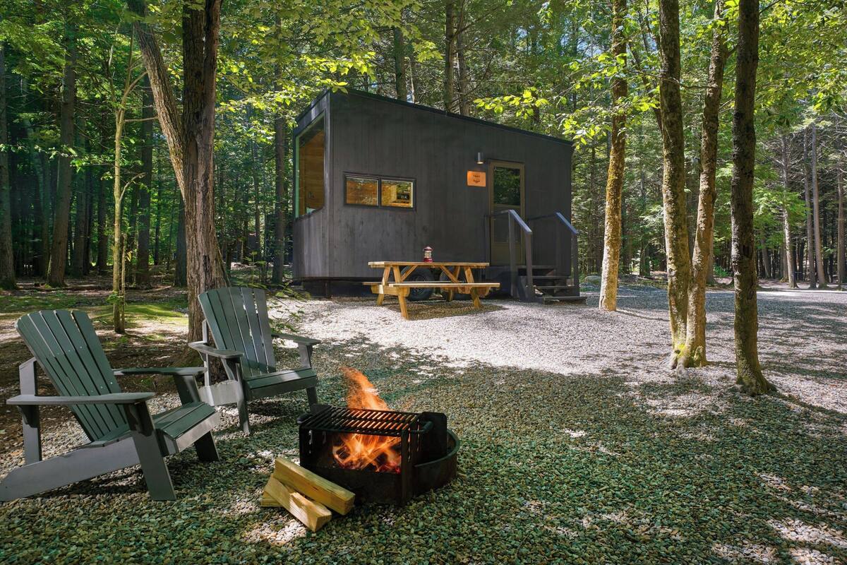 Ferienhütte, 1 Queen-Bett | Außenbereich