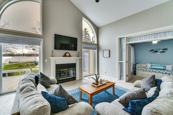 Oscoda Twp Vacation Rental | 3BR | 2BA | 2 Steps to Enter | 1,720 Sq Ft