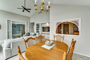 Dining - Lakefront Home w/ Deck & Dock in Oscoda Twp! (Oscoda Twp)