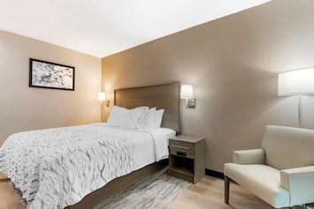 Bedroom. Exact unit will be assigned upon arrival. Bed type, views, colors, and decor may vary.