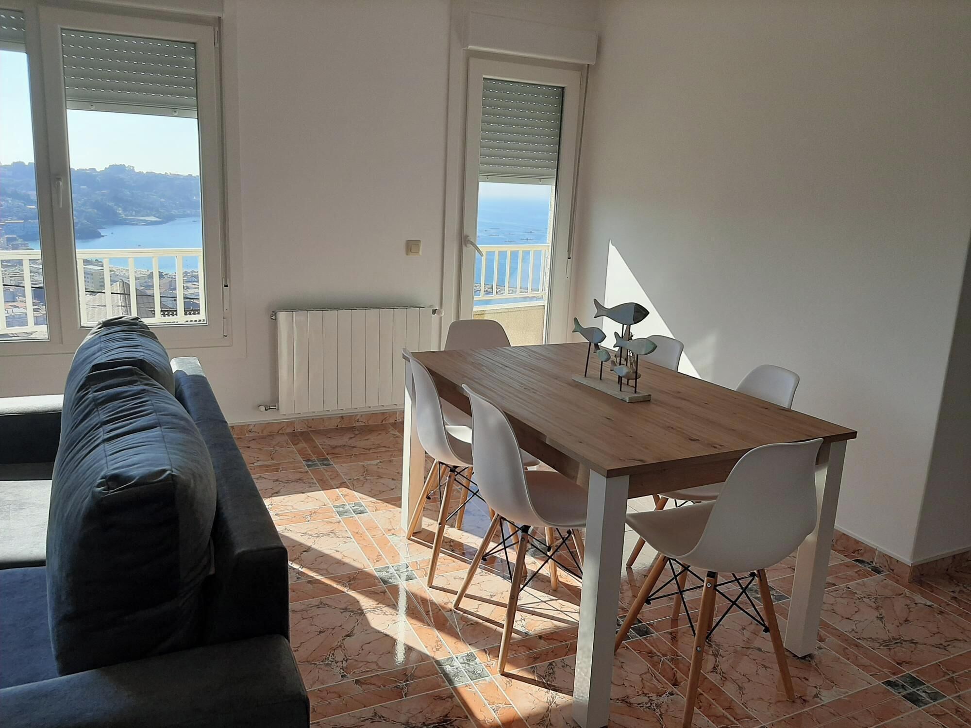 Apartment, 3 Bedrooms, Pets Allowed, Sea View | Living area | Flat-screen TV