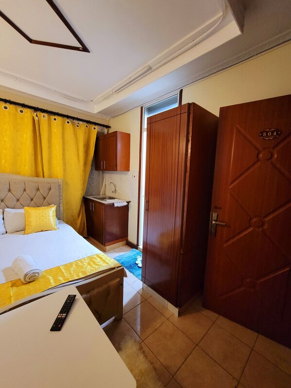 Suite estudio Deluxe, vista a la ciudad | Insonorización y wifi gratis