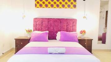 1 soverom, strykejern/-brett, wi-fi (inkludert) og sengetøy