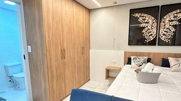 1 quarto, roupa de cama