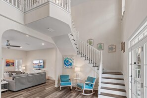 House, Multiple Beds (Sapphire by the Sea) | Living area | TV