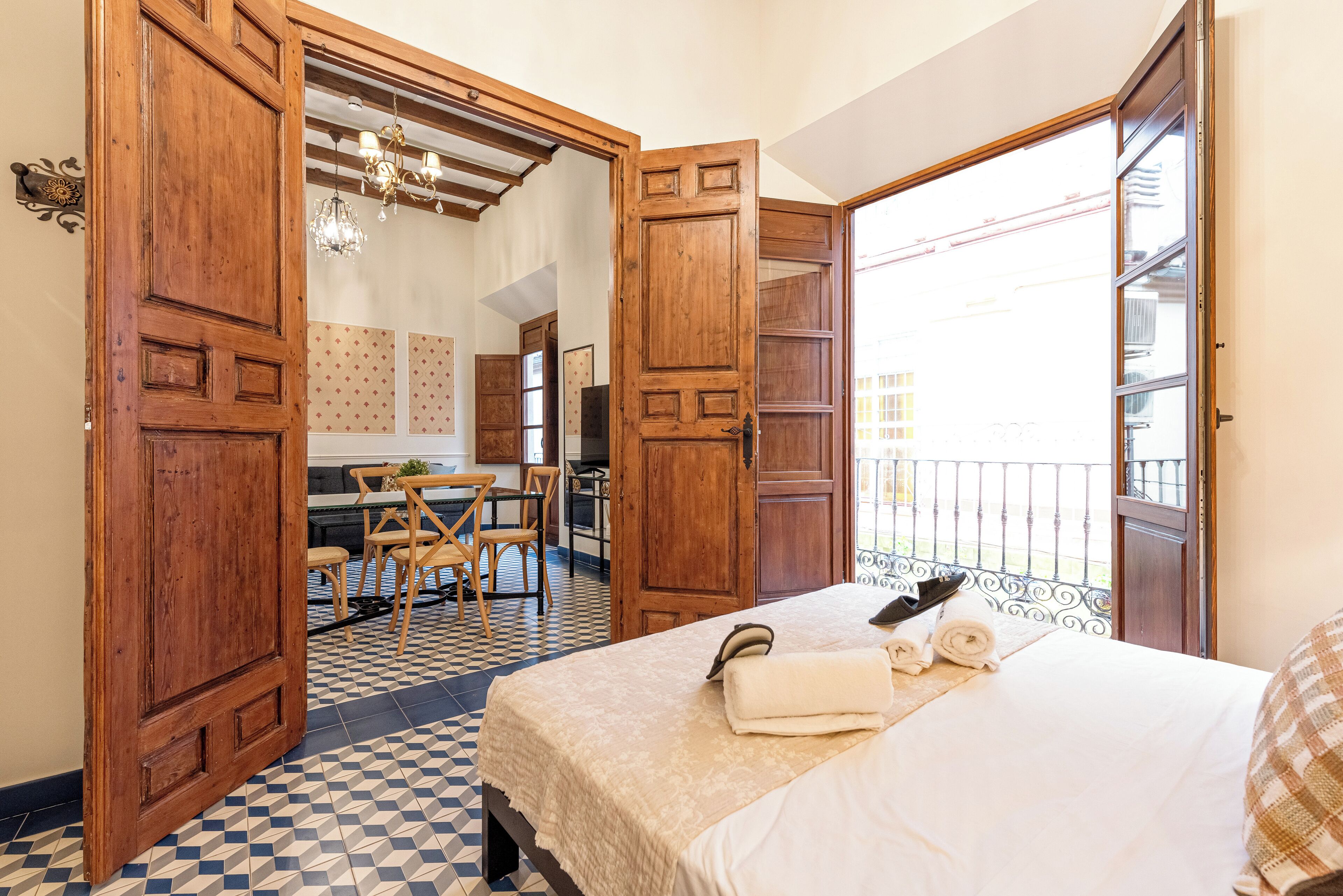 Apartment, 2 Bedrooms | Iron/ironing board, bed sheets