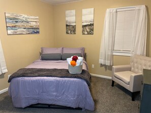 5 slaapkamers, een strijkplank/strijkijzer, wifi, beddengoed