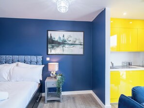 Appartement | 1 slaapkamer, een strijkplank/strijkijzer, gratis wifi, beddengoed