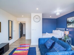 Appartement | 1 slaapkamer, een strijkplank/strijkijzer, gratis wifi, beddengoed
