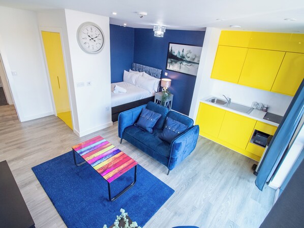 Appartement | 1 slaapkamer, een strijkplank/strijkijzer, gratis wifi, beddengoed