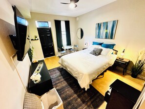 1 間睡房、書桌、熨斗/熨衫板、免費 Wi-Fi