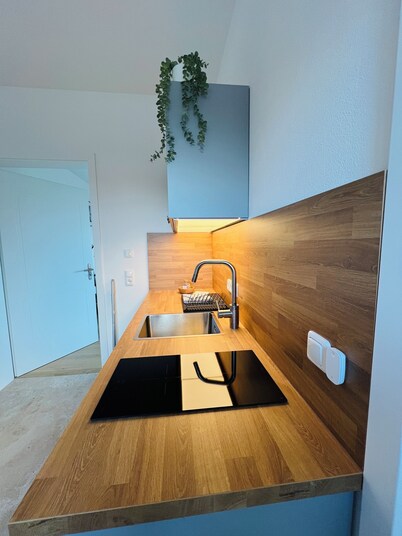 Modern vacation apartment in an idyllic location 