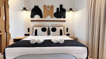 Senior-Suite, Stadtblick | 1 Schlafzimmer, hochwertige Bettwaren, individuell dekoriert