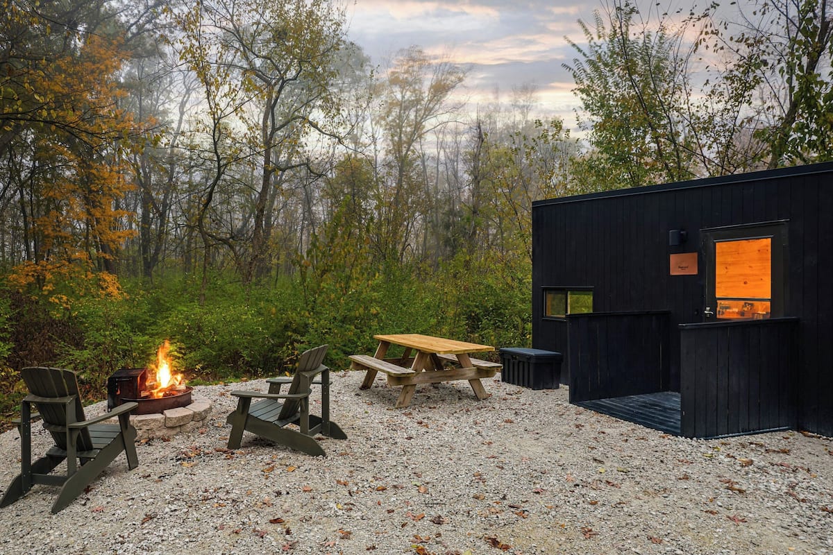 Ferienhütte, 1 Queen-Bett | Aussenbereich