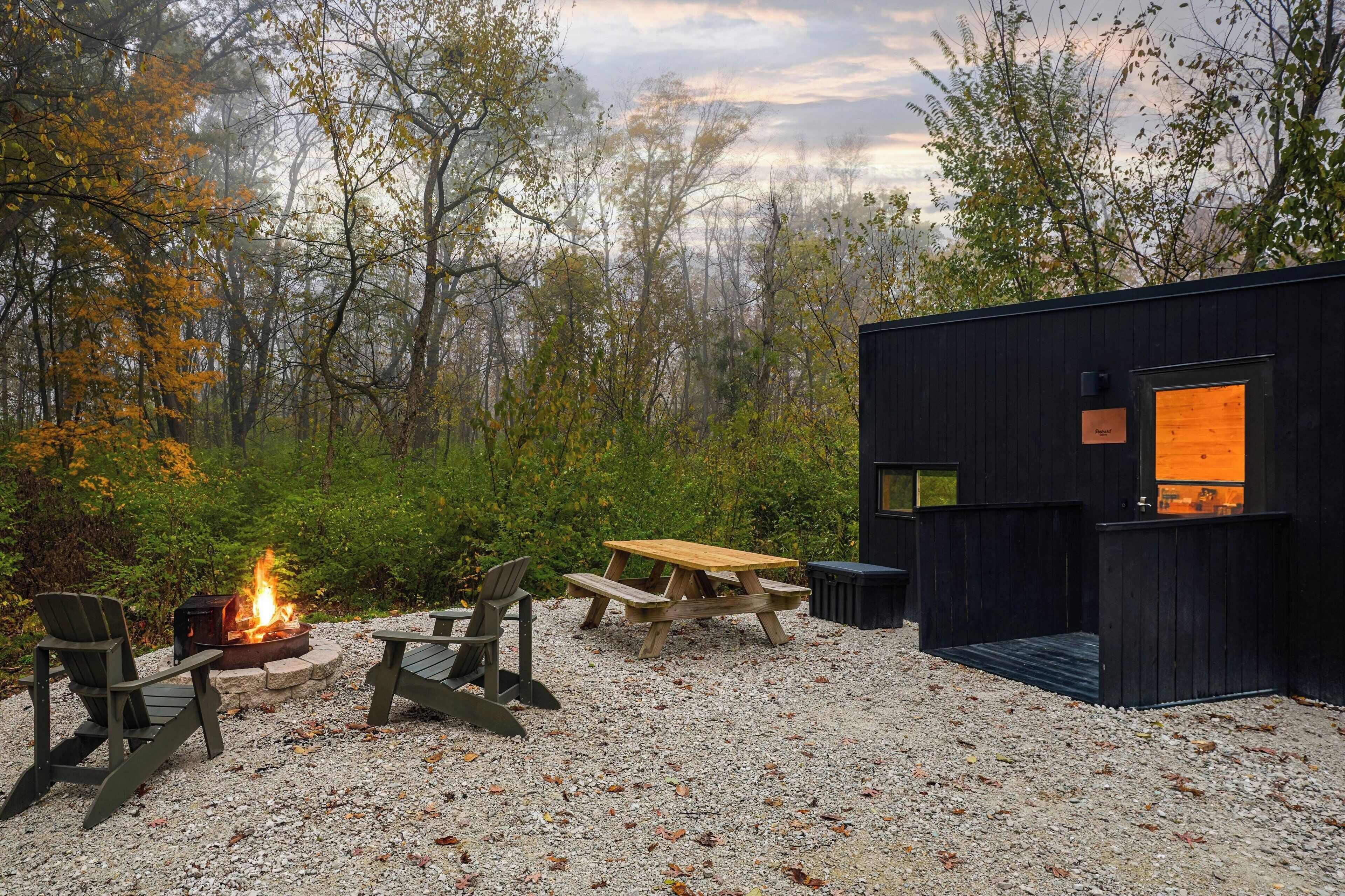 Ferienhütte, 1 Queen-Bett | Aussenbereich