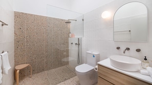 Shower, hair dryer