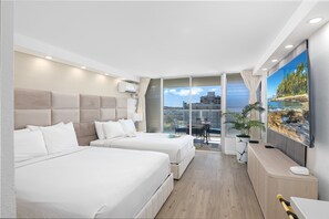 Apartment, 1 Bedroom, Ocean View (0179 ) | 1 bedroom, premium bedding, individually decorated - Ocean and City Views at Island Colony Near Waikiki Beach (Honolulu)