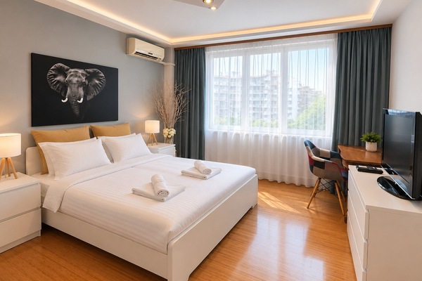 Comfort Studio, City View | Laptop workspace, iron/ironing board, free WiFi
