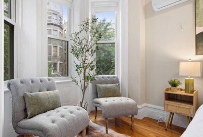 Artful 3BDR: Near Subway, Stadium + Private Patio