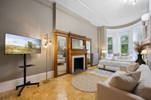 2 bedrooms, desk, iron/ironing board, travel crib - Prime Location 2BDR Loft: Patio, Steps to Subway (New York)
