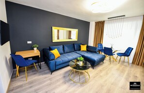 Deluxe Apartment, City View | Room amenity - Metropole Apartments Central City (Bucharest)
