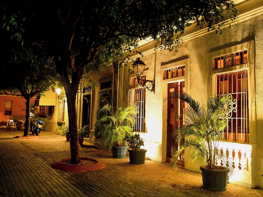 Voorkant van accommodatie