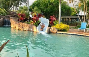 Outdoor pool - Kiahuna Paradise condo with A/C (Koloa)