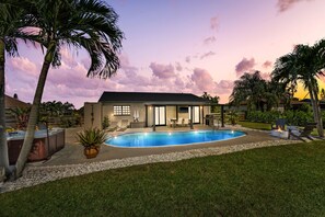 Una piscina climatizada