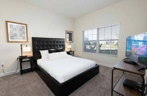 4 bedrooms, travel crib, WiFi, bed sheets