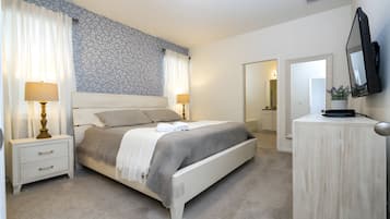 6 bedrooms, iron/ironing board, travel crib, WiFi