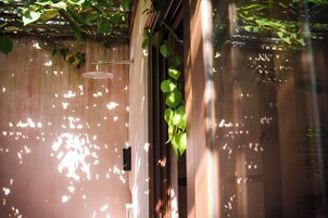 Secador de pelo, toallas, jabón, shampoo