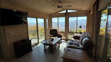 Smart TV, fireplace, video games, table tennis