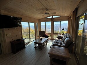 スマートテレビ、暖炉、テレビゲーム、卓球台